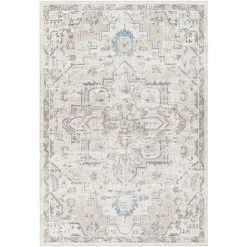 Leatha Cream 8 ft. x 10 ft. Indoor Machine-Washable Area Rug by Artistic Weavers
