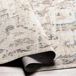 Leatha Cream 8 ft. x 10 ft. Indoor Machine-Washable Area Rug by Artistic Weavers -Artistic Weavers || Couristan Sales Store cream artistic weavers area rugs s00161052256 66 1000