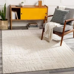 Branwen Cream/Beige 8 ft. x 10 ft. Indoor Area Rug by Artistic Weavers -Artistic Weavers || Couristan Sales Store cream beige artistic weavers area rugs s00161050797 31 1000