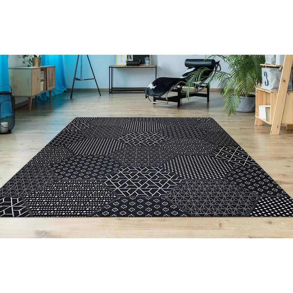 Afuera Anode Current 5 ft. x 8 ft. Indoor/Outdoor Area Rug by Couristan 2 Afuera Anode Current 5 ft. x 8 ft. Indoor/Outdoor Area Rug by Couristan - Image 2