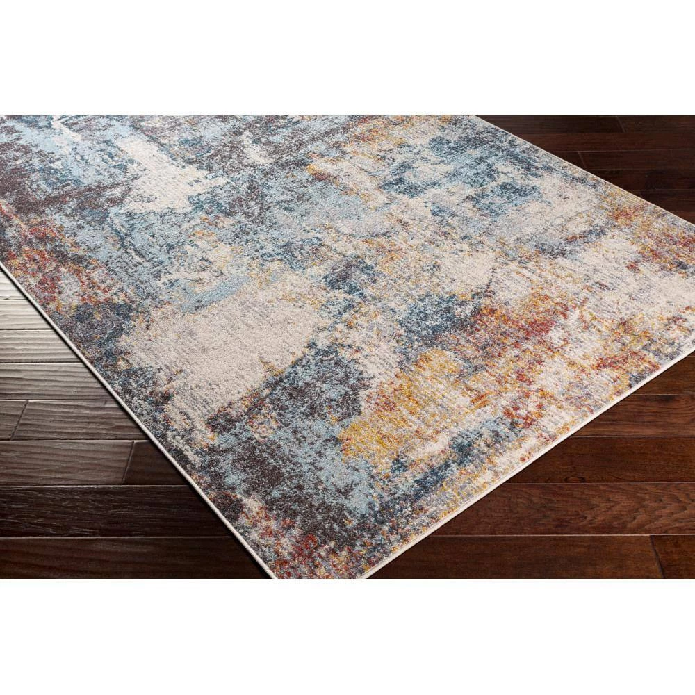 Jenkyn Dark Blue 7 ft. 10 in. x 10 ft. 3 in. Area Rug by Artistic Weavers 5 Jenkyn Dark Blue 7 ft. 10 in. x 10 ft. 3 in. Area Rug by Artistic Weavers - Image 5