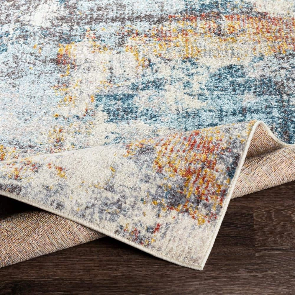 Jenkyn Dark Blue 7 ft. 10 in. x 10 ft. 3 in. Area Rug by Artistic Weavers 3 Jenkyn Dark Blue 7 ft. 10 in. x 10 ft. 3 in. Area Rug by Artistic Weavers - Image 3