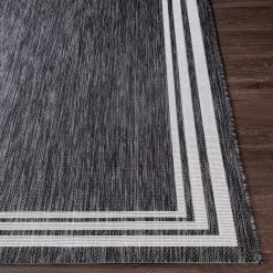 Thallo Dark Gray 12 ft. x 15 ft. Indoor/Outdoor Area Rug by Artistic Weavers -Artistic Weavers || Couristan Sales Store dark gray artistic weavers area rugs s00161040064 c3 1000