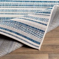 Llyr Denim 7 ft. 10 in. x 10 ft. 2 in. Indoor/Outdoor Area Rug by Artistic Weavers 6 Llyr Denim 7 ft. 10 in. x 10 ft. 2 in. Indoor/Outdoor Area Rug by Artistic Weavers -Artistic Weavers || Couristan Sales Store denim artistic weavers outdoor rugs s00161024260 4f 1000