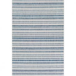 Llyr Denim 7 ft. 10 in. x 10 ft. 2 in. Indoor/Outdoor Area Rug by Artistic Weavers