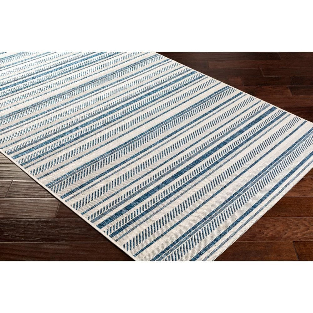Llyr Denim 7 ft. 10 in. x 10 ft. 2 in. Indoor/Outdoor Area Rug by Artistic Weavers 2 Llyr Denim 7 ft. 10 in. x 10 ft. 2 in. Indoor/Outdoor Area Rug by Artistic Weavers - Image 2