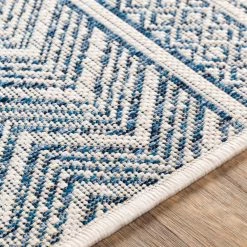 Merrigan Denim 10 ft. x 14 ft. Indoor/Outdoor Area Rug by Artistic Weavers -Artistic Weavers || Couristan Sales Store denim artistic weavers outdoor rugs s00161039650 1f 1000