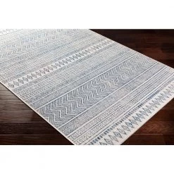 Merrigan Denim 10 ft. x 14 ft. Indoor/Outdoor Area Rug by Artistic Weavers -Artistic Weavers || Couristan Sales Store denim artistic weavers outdoor rugs s00161039650 4f 1000