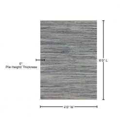 Nature's Elements Skyview Denim 4 ft. x 6 ft. Area Rug by Couristan -Artistic Weavers || Couristan Sales Store denim couristan area rugs 71965102040060t 76 1000