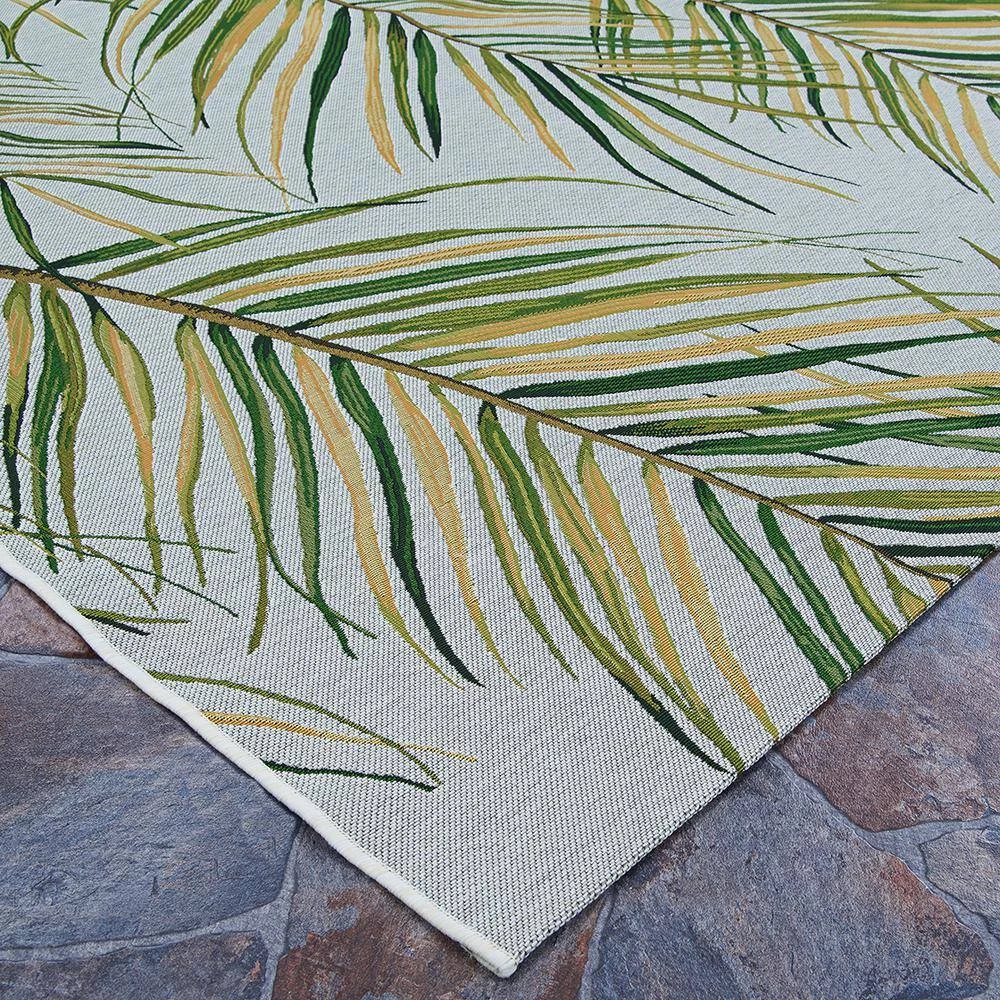 Dolce Bamboo Forest Frost 4 ft. x 6 ft. Indoor/Outdoor Area Rug by Couristan 4 Dolce Bamboo Forest Frost 4 ft. x 6 ft. Indoor/Outdoor Area Rug by Couristan - Image 4