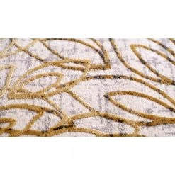 Calinda Summer Bliss Gold-Silver-Ivory 2 ft. 3 in. x 7 ft. 6 in. Runner Rug by Couristan -Artistic Weavers || Couristan Sales Store gold silver ivory couristan area rugs 51750747023076u c3 1000