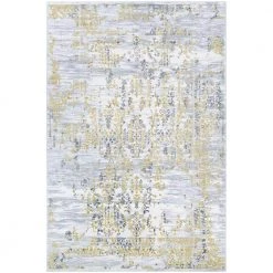 Calinda Samovar Gold-Silver-Ivory 7 ft. x 10 ft. Area Rug by Couristan