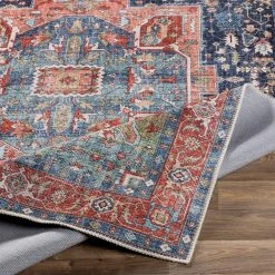 Candy Green 7 ft. 10 in. x 10 ft. 2 in. Medallion Machine-Washable Area Rug by Artistic Weavers -Artistic Weavers || Couristan Sales Store grass green artistic weavers area rugs s00161027664 44 1000