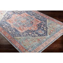 Candy Green 7 ft. 10 in. x 10 ft. 2 in. Medallion Machine-Washable Area Rug by Artistic Weavers -Artistic Weavers || Couristan Sales Store grass green artistic weavers area rugs s00161027664 c3 1000