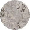 Amaranthus Gray 10 ft. x 10 ft. Round Indoor Area Rug by Artistic Weavers