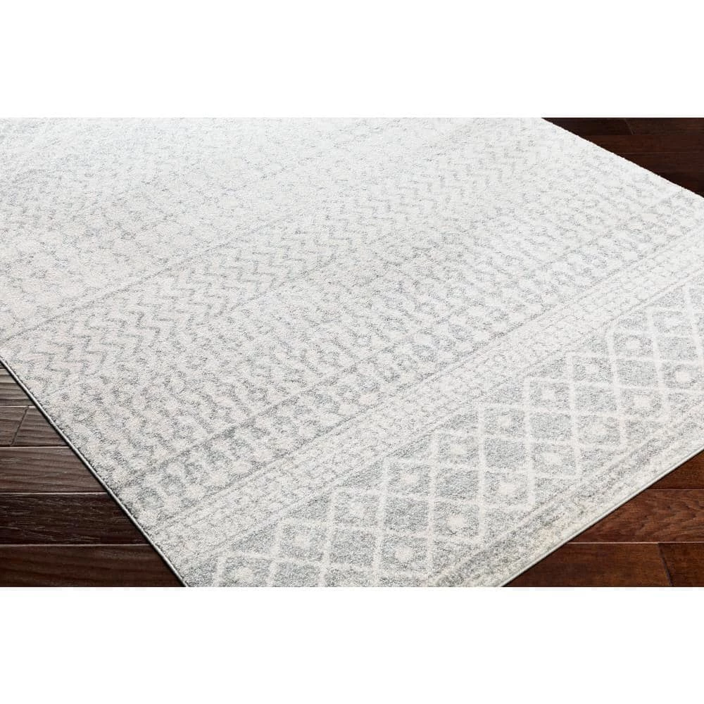 Laurine Gray 8 ft. x 10 ft. Trellis Area Rug by Artistic Weavers 2 Laurine Gray 8 ft. x 10 ft. Trellis Area Rug by Artistic Weavers - Image 2