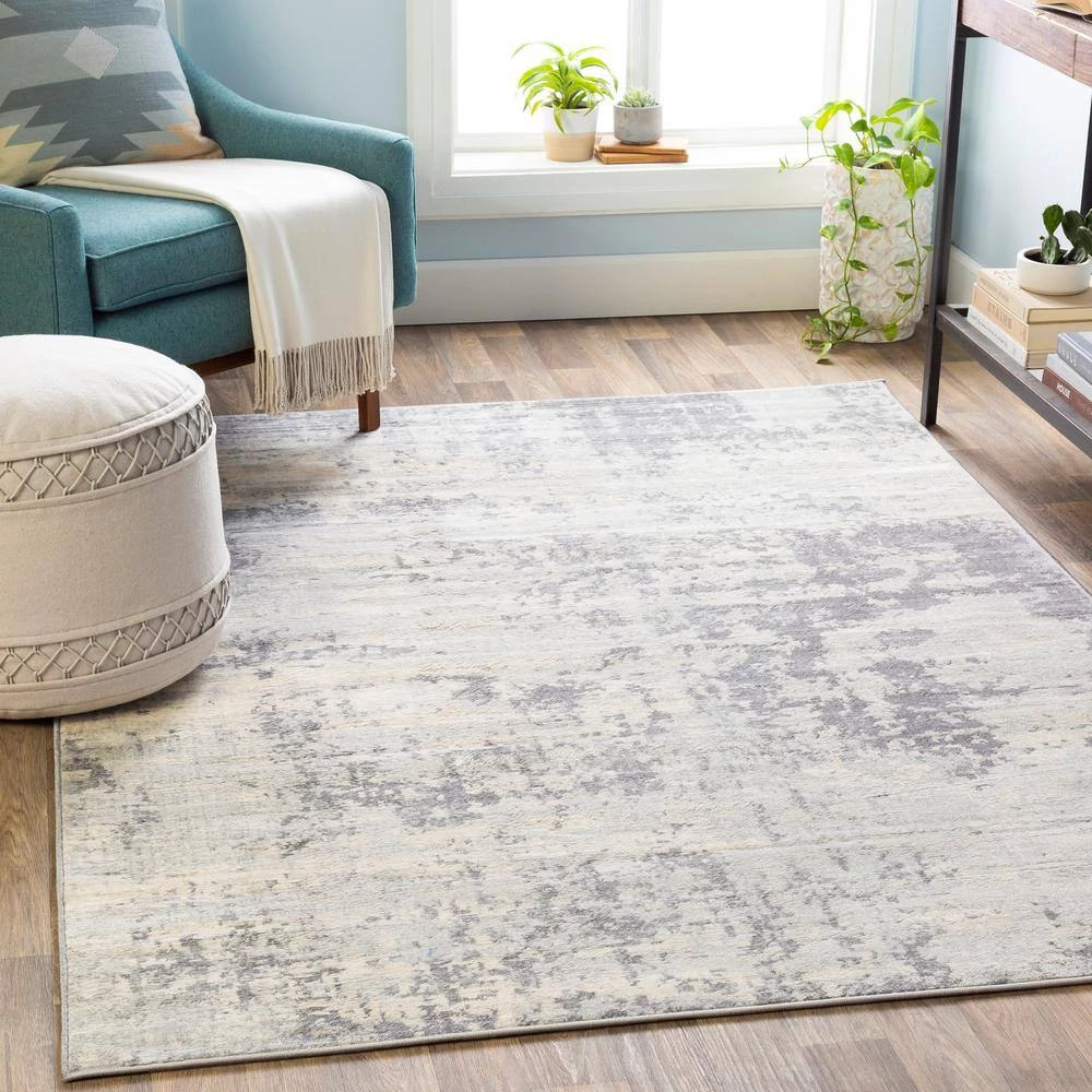 Utari Gray 8 ft. 10 in. x 12 ft. 3 in. Area Rug by Artistic Weavers 5 Utari Gray 8 ft. 10 in. x 12 ft. 3 in. Area Rug by Artistic Weavers - Image 5