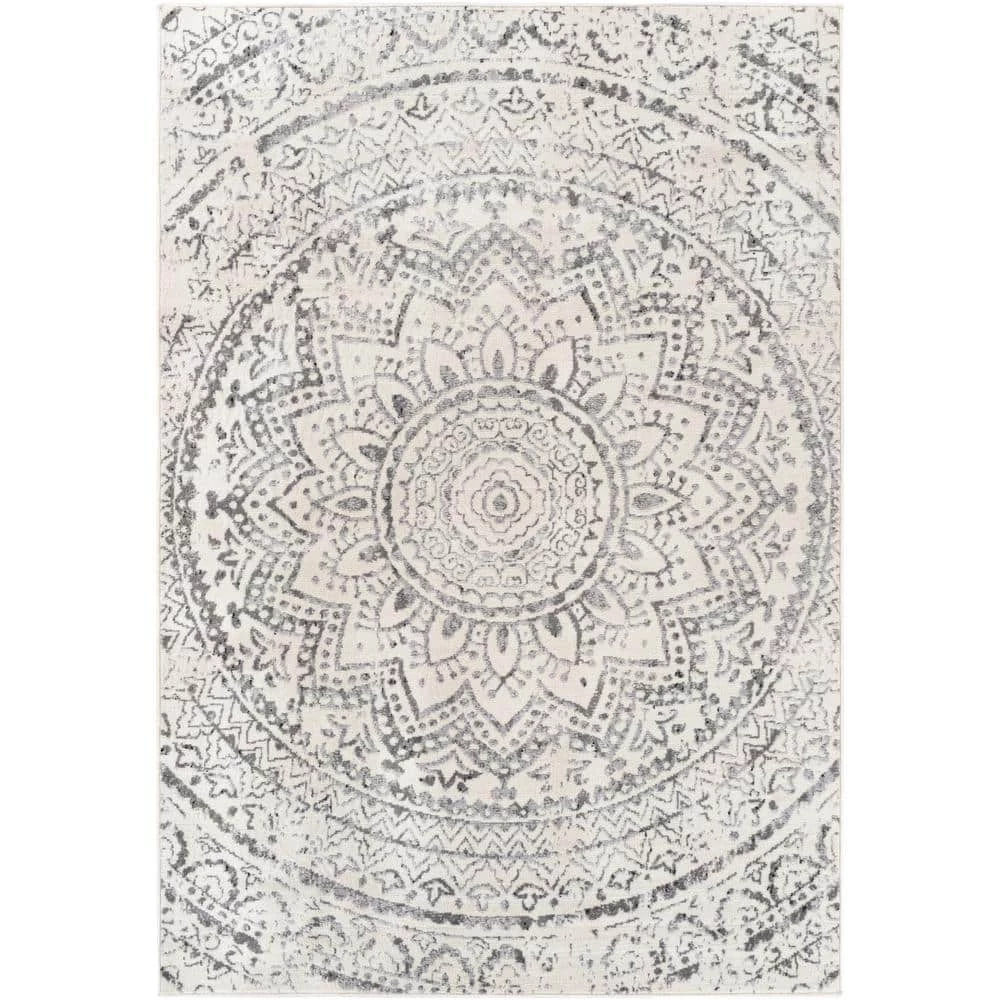 Darius Gray 8 ft. x 10 ft. Global Indoor Area Rug by Artistic Weavers 1 Darius Gray 8 ft. x 10 ft. Global Indoor Area Rug by Artistic Weavers