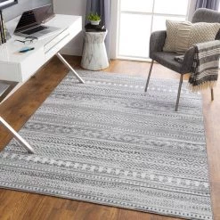 Killian Gray 8 ft. x 10 ft. Indoor Area Rug by Artistic Weavers -Artistic Weavers || Couristan Sales Store gray artistic weavers area rugs s00161043067 31 1000
