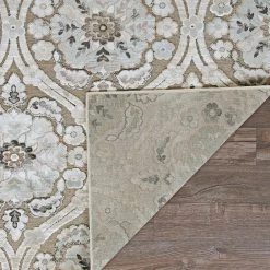 Cire Cherrington Greige-Antique Cream 5 ft. x 8 ft. Area Rug by Couristan -Artistic Weavers || Couristan Sales Store greige antique cream couristan area rugs 14386539053076t 66 1000