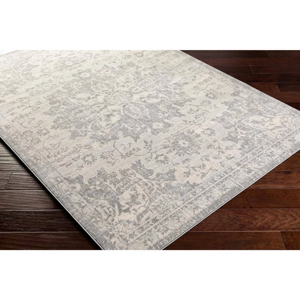 Zillah Grey 8 ft. 10 in. x 12 ft. 3 in. Medallion Area Rug by Artistic Weavers 5 Zillah Grey 8 ft. 10 in. x 12 ft. 3 in. Medallion Area Rug by Artistic Weavers - Image 5