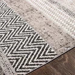 Grady Grey 5 ft. x 7 ft. Indoor Machine-Washable Area Rug by Artistic Weavers -Artistic Weavers || Couristan Sales Store grey artistic weavers area rugs s00161052250 1f 1000
