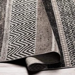 Grady Grey 5 ft. x 7 ft. Indoor Machine-Washable Area Rug by Artistic Weavers -Artistic Weavers || Couristan Sales Store grey artistic weavers area rugs s00161052250 66 1000