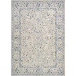 Sultan Treasures Floral Yazd Grey 8 ft. x 11 ft. Area Rug by Couristan