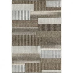 Monaco Starboard Grey-Sand 6 ft. x 9 ft. Indoor/Outdoor Area Rug by Couristan