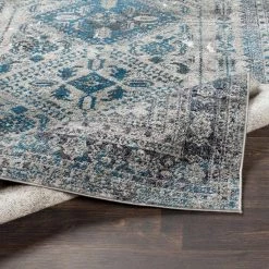 Havana Grey/Teal 7 ft. 10 in. x 10 ft. 3 in. Oriental Area Rug by Artistic Weavers -Artistic Weavers || Couristan Sales Store grey teal artistic weavers area rugs s00151079161 4f 1000
