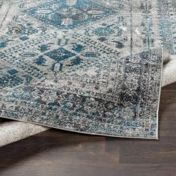 Havana Grey/Teal 7 ft. 10 in. x 10 ft. 3 in. Oriental Area Rug by Artistic Weavers -Artistic Weavers || Couristan Sales Store grey teal artistic weavers area rugs s00151079161 66 1000