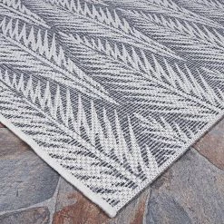 Marseille La Pleine Gris Gray 9 ft. x 13 ft. Indoor/Outdoor Area Rug by Couristan -Artistic Weavers || Couristan Sales Store gris couristan outdoor rugs 24123124086130t c3 1000
