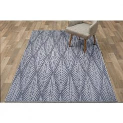 Marseille La Pleine Gris Gray 9 ft. x 13 ft. Indoor/Outdoor Area Rug by Couristan -Artistic Weavers || Couristan Sales Store gris couristan outdoor rugs 24123124086130t fa 1000