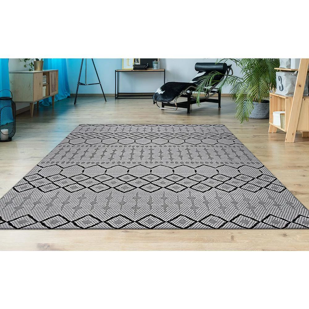 Afuera Histone Hadron 5 ft. x 8 ft. Indoor/Outdoor Area Rug by Couristan 2 Afuera Histone Hadron 5 ft. x 8 ft. Indoor/Outdoor Area Rug by Couristan - Image 2
