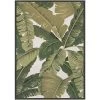 Dolce Palm Lily Hunter Green-Ivory 8 ft. x 11 ft. Indoor/Outdoor Area Rug by Couristan