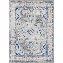 Colden Ice Blue/Pink 8 ft. x 10 ft. Indoor Area Rug by Artistic Weavers