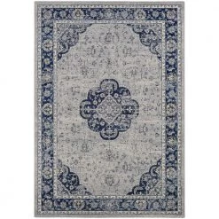 Sultan Treasures Clover Medallion Indigo 9 ft. x 12 ft. Area Rug by Couristan