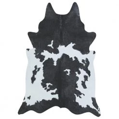 Prairie Hides Larvik Ivory-Black 6 ft. x 8 ft. Area Rug by Couristan