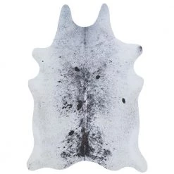 Prairie Hides Alesund Ivory-Black 4 ft. x 5 ft. Area Rug by Couristan