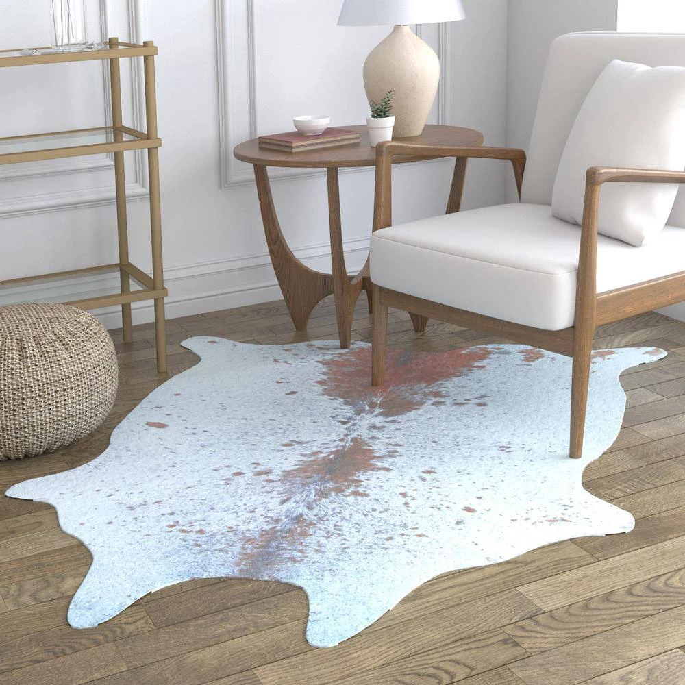 Prairie Hides Geilo Ivory-Buck 6 ft. x 8 ft. Area Rug by Couristan 2 Prairie Hides Geilo Ivory-Buck 6 ft. x 8 ft. Area Rug by Couristan - Image 2