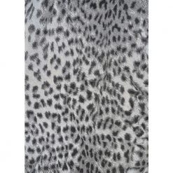 Dolce Lynx Ivory-Charcoal Gray 8 ft. x 11 ft. Indoor/Outdoor Area Rug by Couristan