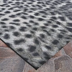 Dolce Lynx Ivory-Charcoal Gray 8 ft. x 11 ft. Indoor/Outdoor Area Rug by Couristan -Artistic Weavers || Couristan Sales Store ivory charcoal couristan outdoor rugs 57562002081112t c3 1000