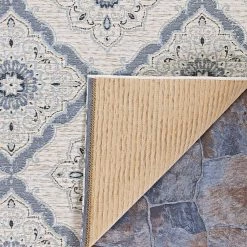 Dolce Brindisi Ivory-Confederate Grey 5 ft. x 8 ft. Indoor/Outdoor Area Rug by Couristan -Artistic Weavers || Couristan Sales Store ivory confederate grey couristan outdoor rugs 40776025053076t 66 1000