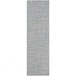Cape Falmouth Ivory-Coral 2 ft. 3 in. x 11 ft. 9 in. Indoor/Outdoor Runner Rug by Couristan