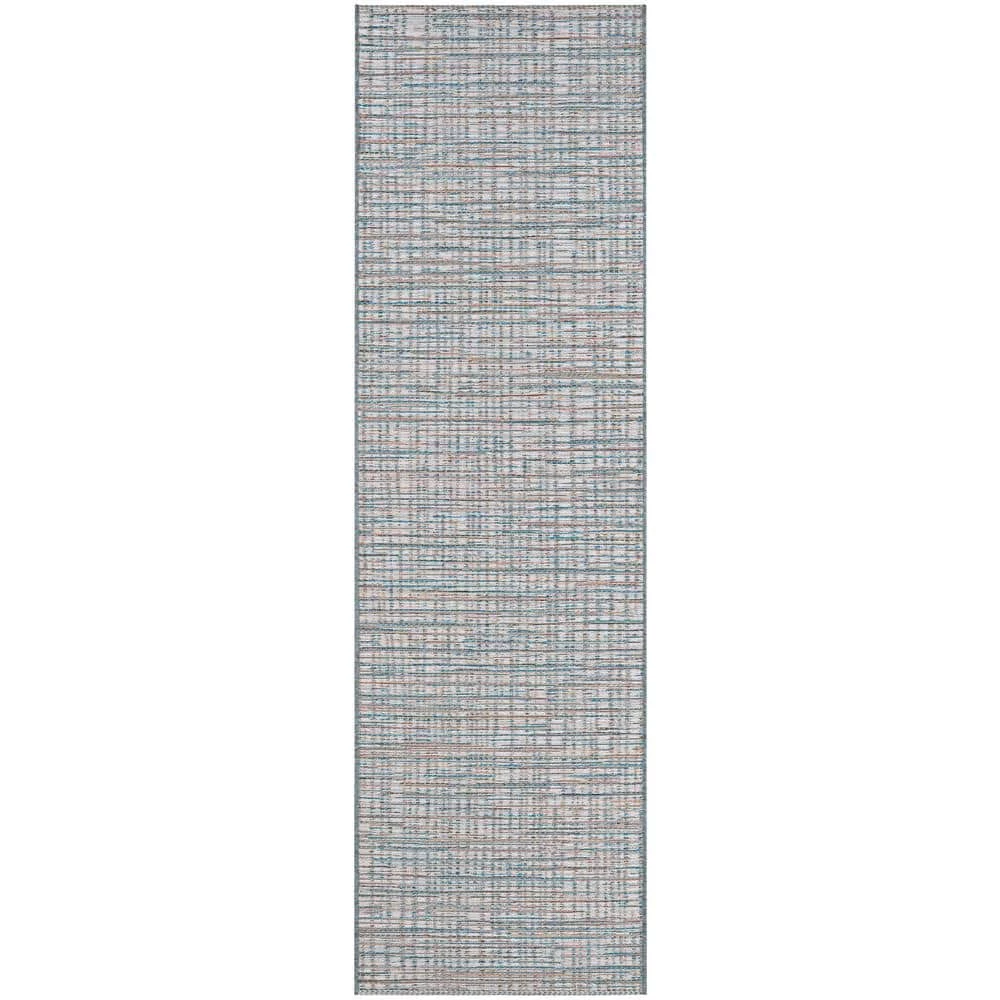 Cape Falmouth Ivory-Coral 2 ft. 3 in. x 11 ft. 9 in. Indoor/Outdoor Runner Rug by Couristan 1 Cape Falmouth Ivory-Coral 2 ft. 3 in. x 11 ft. 9 in. Indoor/Outdoor Runner Rug by Couristan