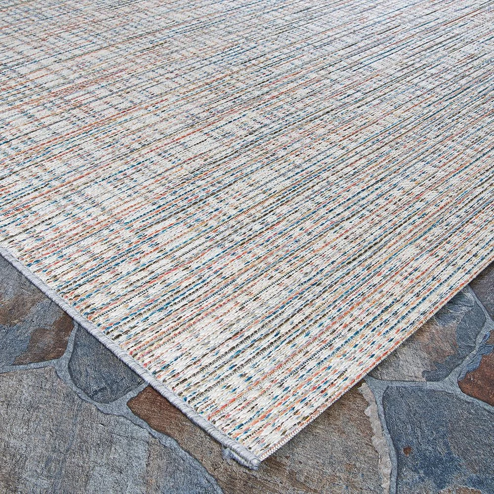 Cape Falmouth Ivory-Coral 2 ft. 3 in. x 11 ft. 9 in. Indoor/Outdoor Runner Rug by Couristan 4 Cape Falmouth Ivory-Coral 2 ft. 3 in. x 11 ft. 9 in. Indoor/Outdoor Runner Rug by Couristan - Image 4