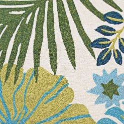 Covington Summer Laelia Ivory-Fern 6 ft. x 8 ft. Indoor/Outdoor Area Rug by Couristan -Artistic Weavers || Couristan Sales Store ivory fern couristan outdoor rugs 53563561056080t 44 1000