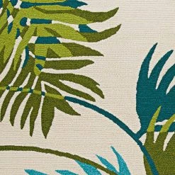 Covington Jungle Leaves Ivory-Forest Green 8 ft. x 11 ft. Indoor/Outdoor Area Rug by Couristan -Artistic Weavers || Couristan Sales Store ivory forest green couristan outdoor rugs 29920505080110t 44 1000