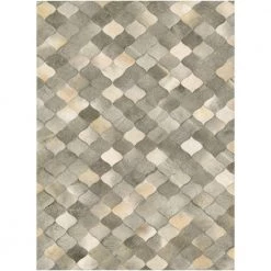 Chalet Diamonds Ivory-Grey 2 ft. x 4 ft. Area Rug by Couristan