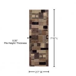 Easton Maribel Ivory-Grey 3 ft. x 8 ft. Runner Rug by Couristan -Artistic Weavers || Couristan Sales Store ivory grey couristan area rugs 68154343027710u 76 1000